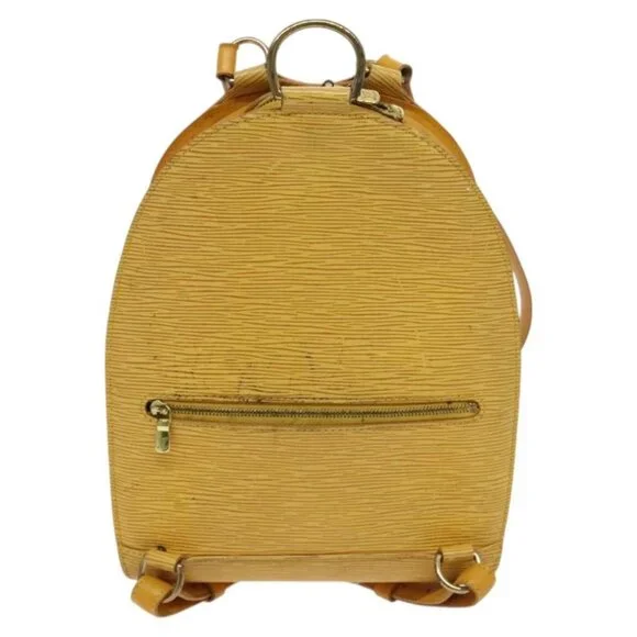 LOUIS VUITTON Epi Mabillon Backpack Yellow - Picture 2 of 16